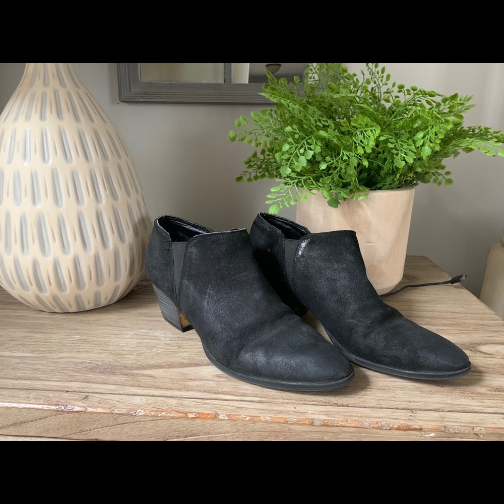 Franco sarto suede booties